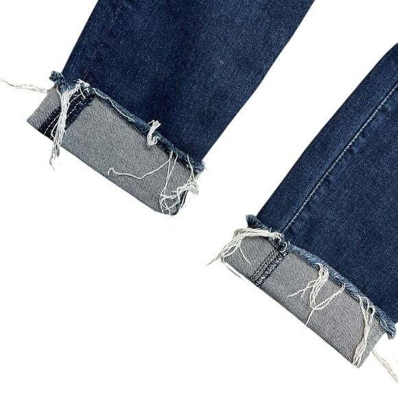 MOTHER High Waisted Looker Ankle Fray Jeans Size 25 - Picture 11 of 14